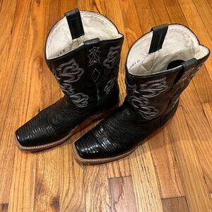 J.B. Dillon Black Western Boots